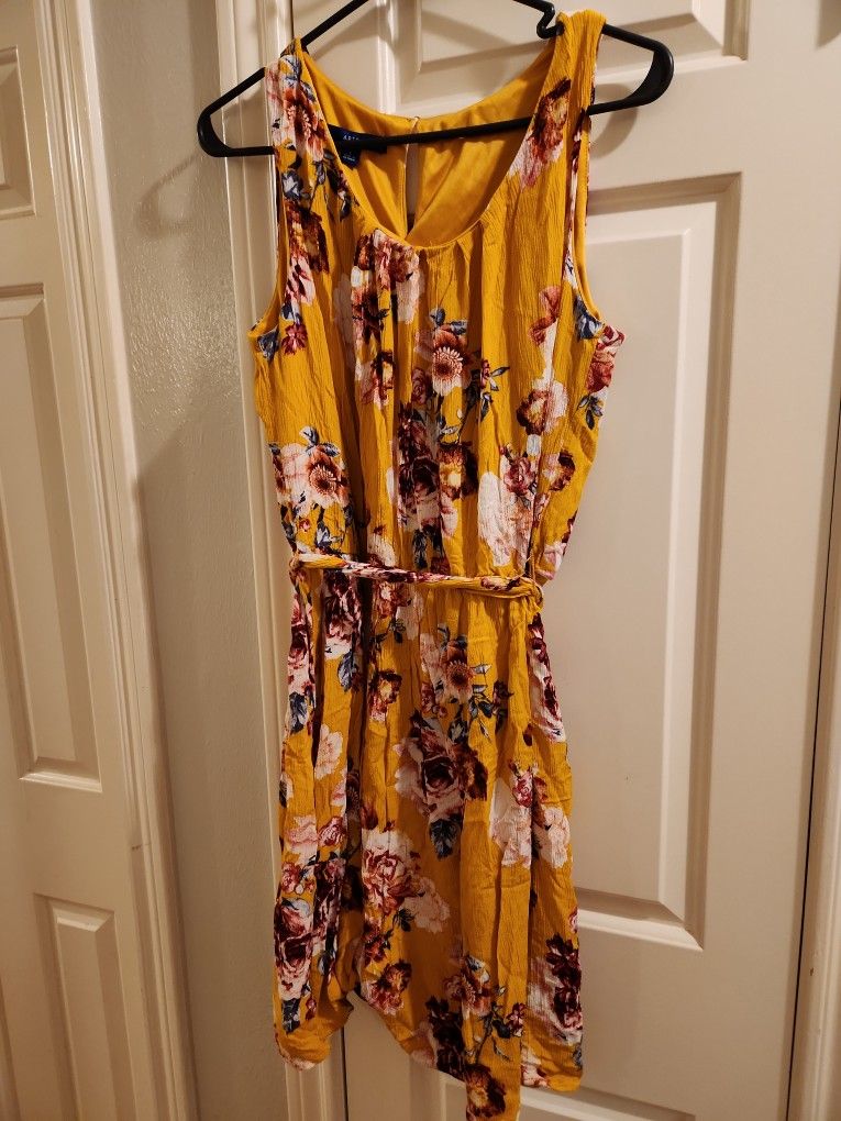 Yellow Flower Dress