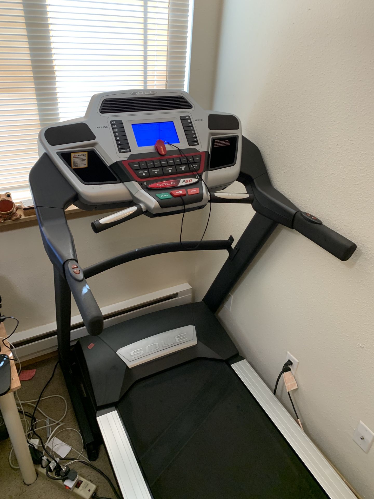 SOLE F80 Treadmill — Like New! $899