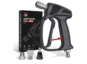 SITIMIMIL Short Pressure Washer Gun Swivel Pro, Tangle-Free, Power Washer Gun