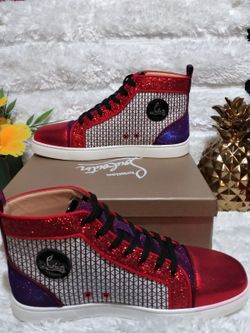Christian Louboutin red  sneakers