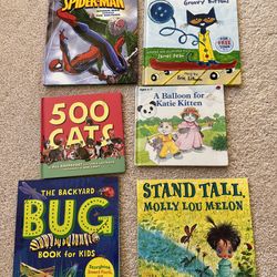 6 kids books