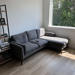 Grey 3 Seat Sofa 