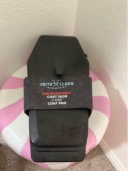 SMITH & CLARK TOMBSTONE CAST IRON LOAF PAN