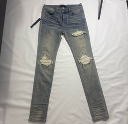 Amiri MX1 Distressed Skinny Jeans
