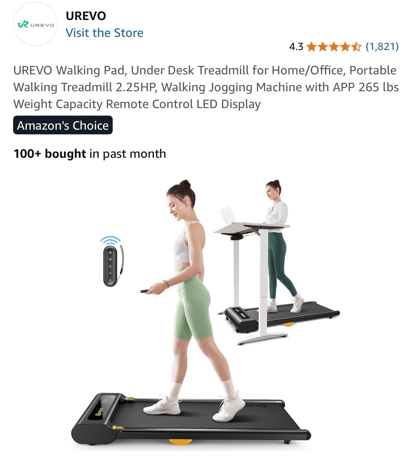 UREVO WALKING PAD.