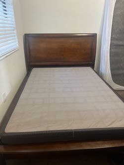 Full Bed Frame with Platform
