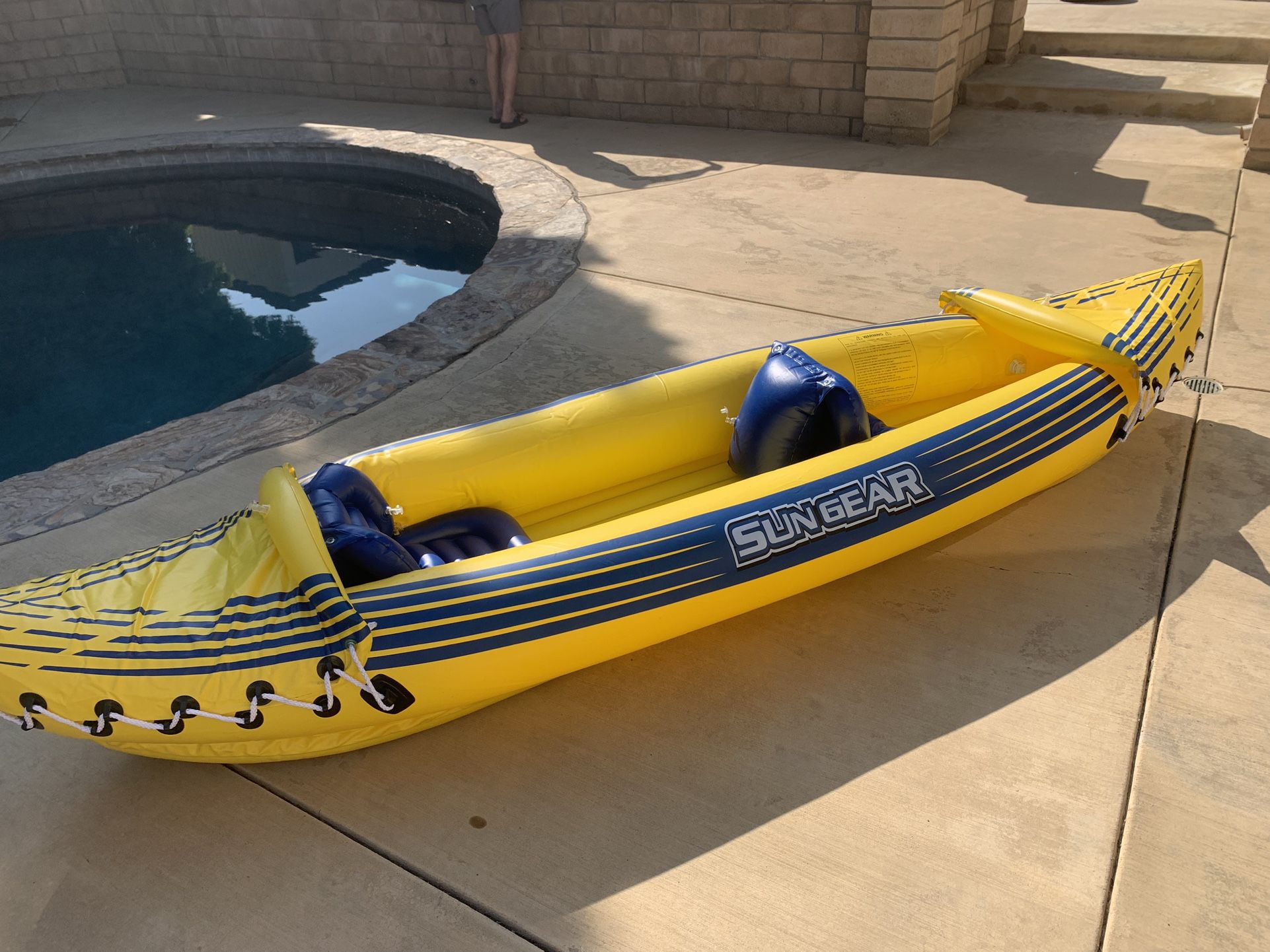 Kayak Inflatable 11 Foot. Like New