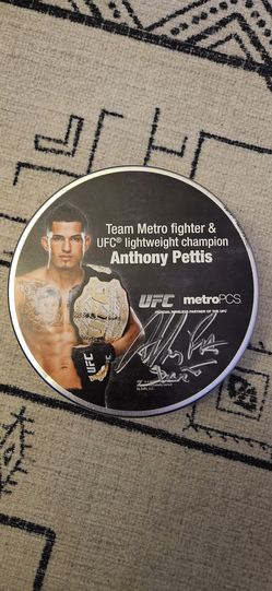 UFC Anthony Pettis Autographed Tin Can