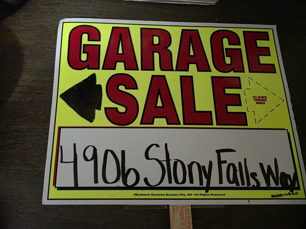 Yard Sale on Stony Falls Way Knightdale NC 