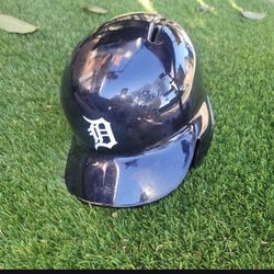 Gamer Detroit Tigers MLB Baseball Batting Helmet Black One Ear Flap Professional 100 MPH For Right Handed Batter Size 7 1/4
