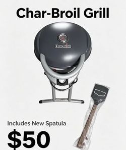 Char-Broil Grill with New Spatula Included