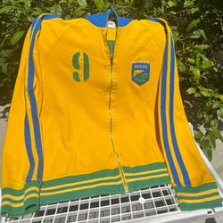 Brazil zipper jacket, very rare vintage, size L