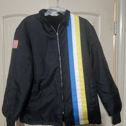 Men's Vintage Great Lakes Fleece Bomber Jacket 