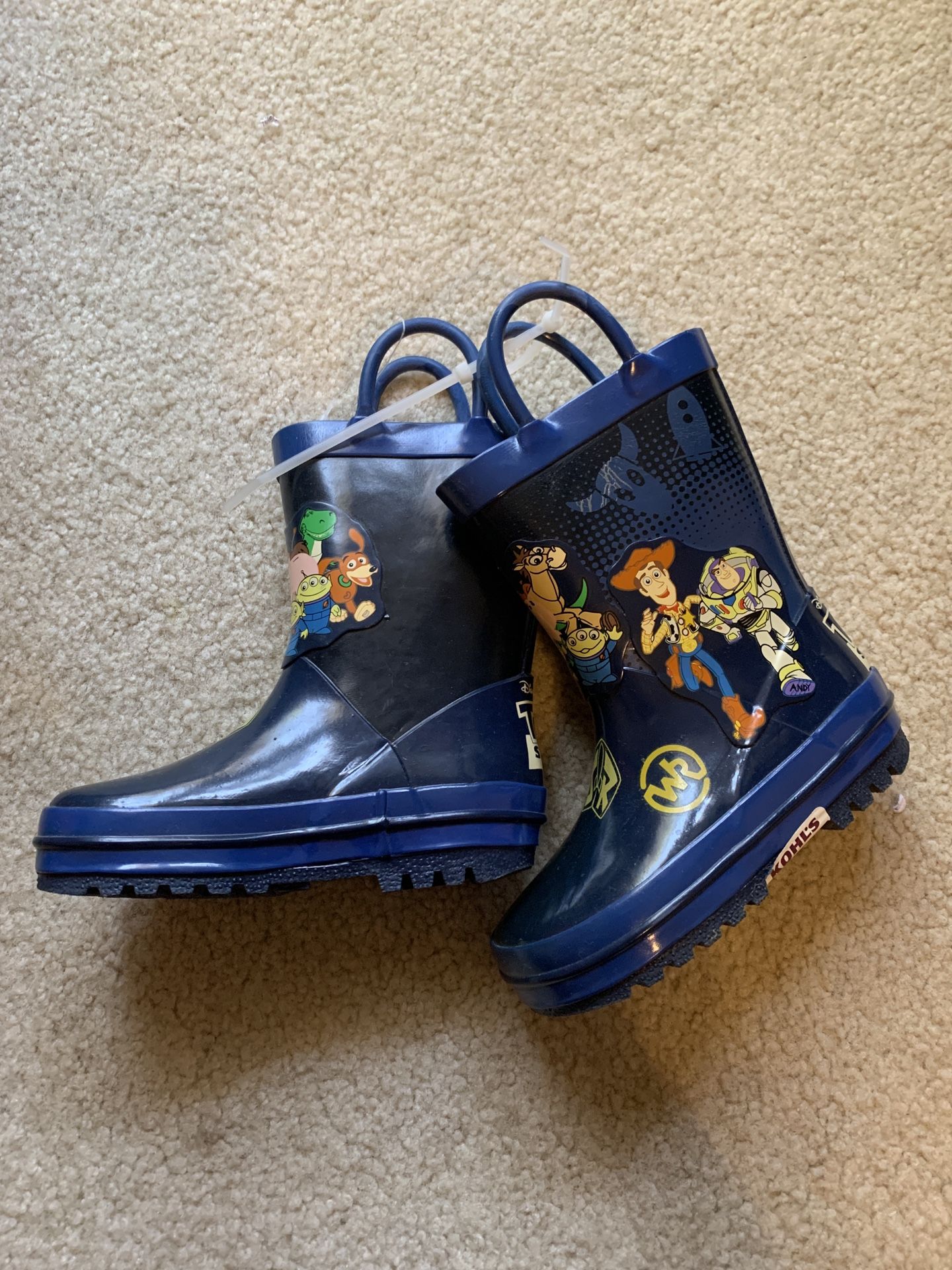 Toy Story Kids/Toddlers Rain Boots Size 6/7 OR Size 4/5