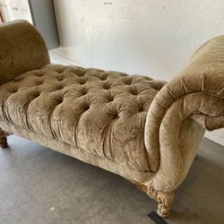 Beige/ Grey Chaise For Sale 