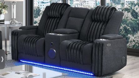 Transformer Power Reclining 2 Seater with led lights