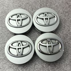 Toyota OEM Factory Wheel Centercaps Set Silver 62mm 42603
