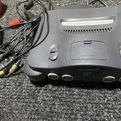 N64 Console, Controllers, And Games 