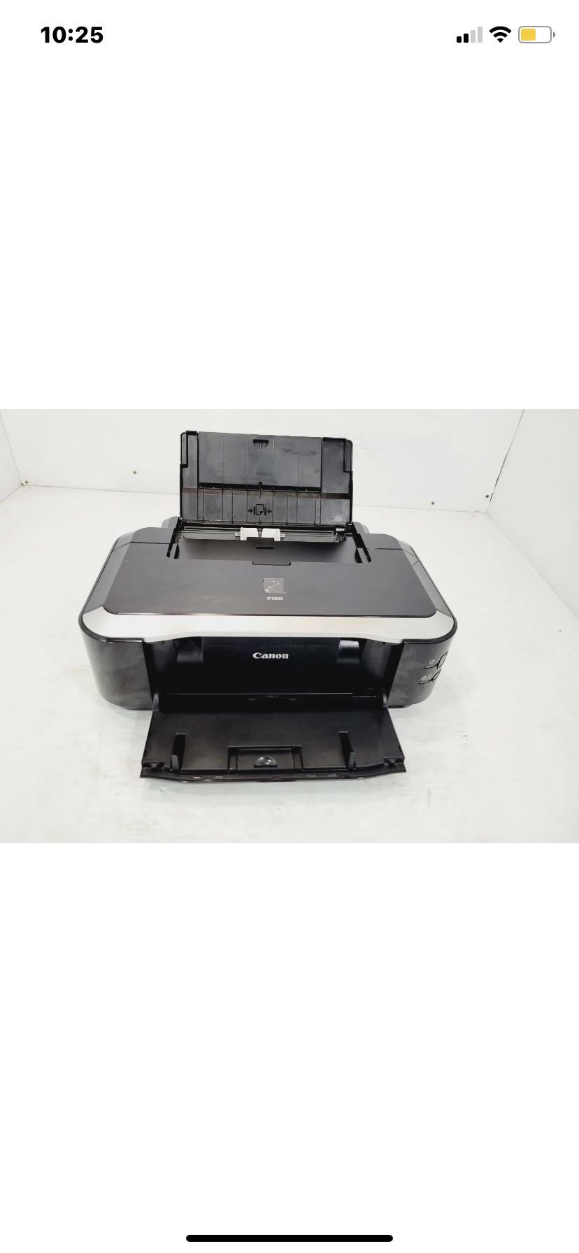 Canon PIXMA iP3600 Photo Inkjet Printer □□UNTESTED□NEED INK□□