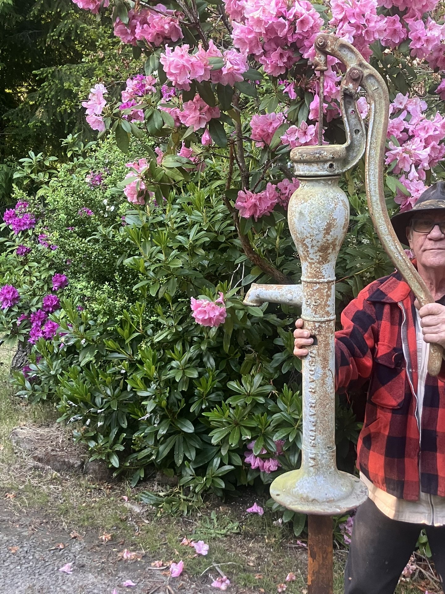 Vintage water pump