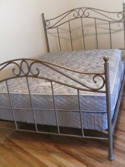 Antique Queen Bed Frame W Mattress And Box Spring For In New Antique Queen Bed Frame W Mattress And Box Spring For In New Orleans La Offerup