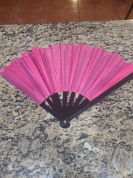 Hand Folding Fans Multiple Colors