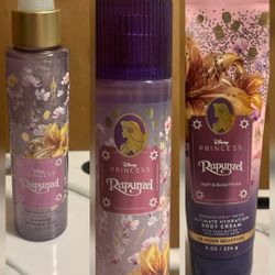 Bath And Body Works Rapunzel Set Of 3
