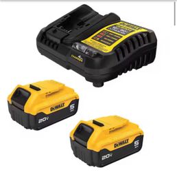 20V MAX Lithium-Ion Battery Starter Kit with 5.0 Ah Batteries