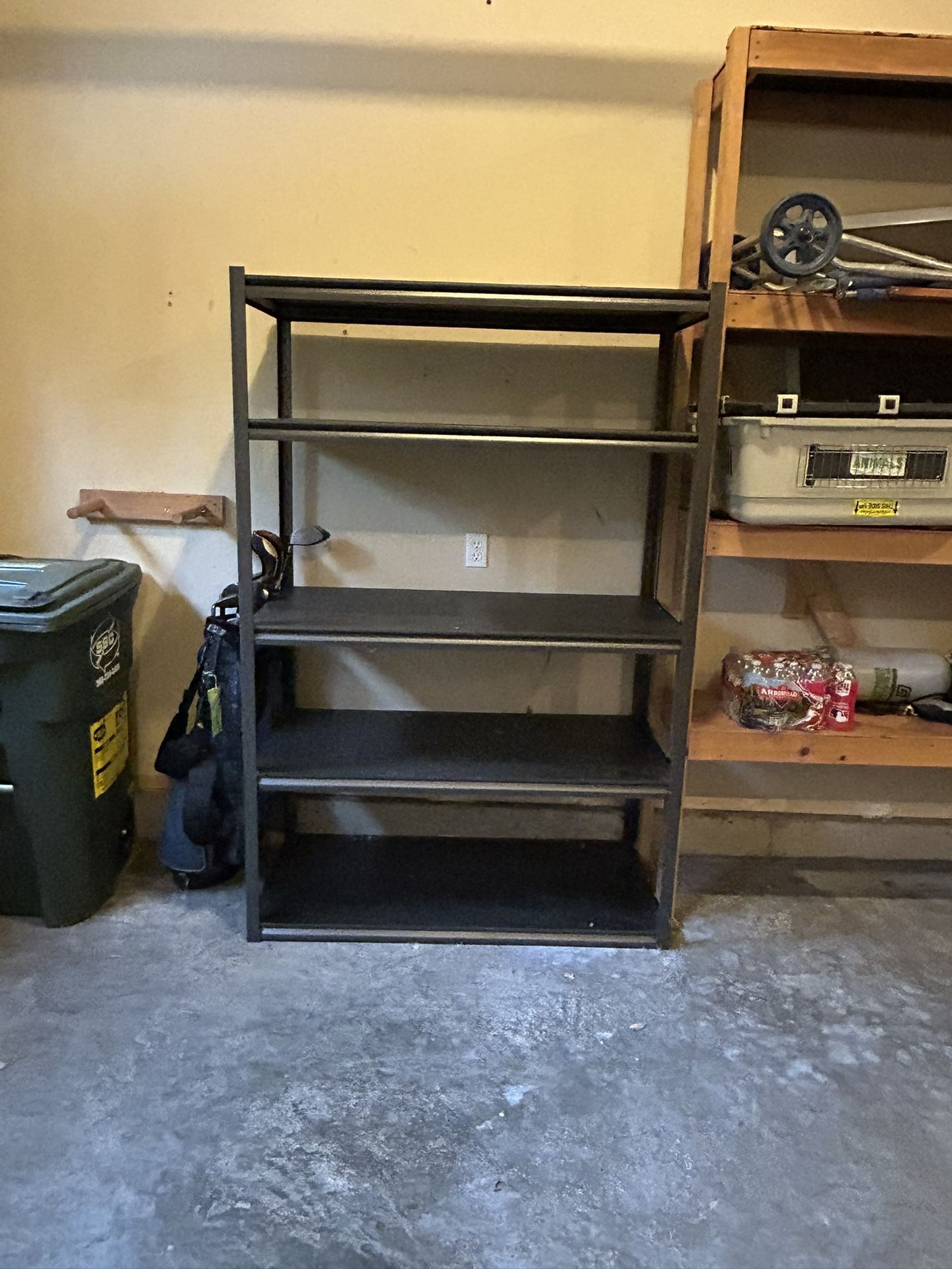 5 SHELF ADJ METAL STORAGE UNIT 48 w X 72 h X 24d