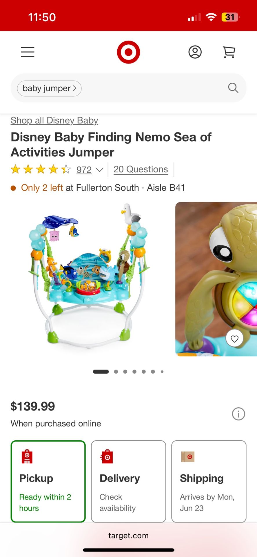 Finding Nemo Baby Jumper