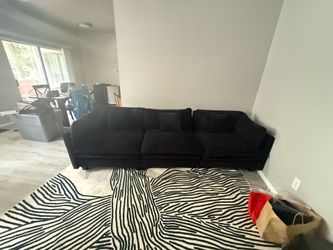 Small black couch
