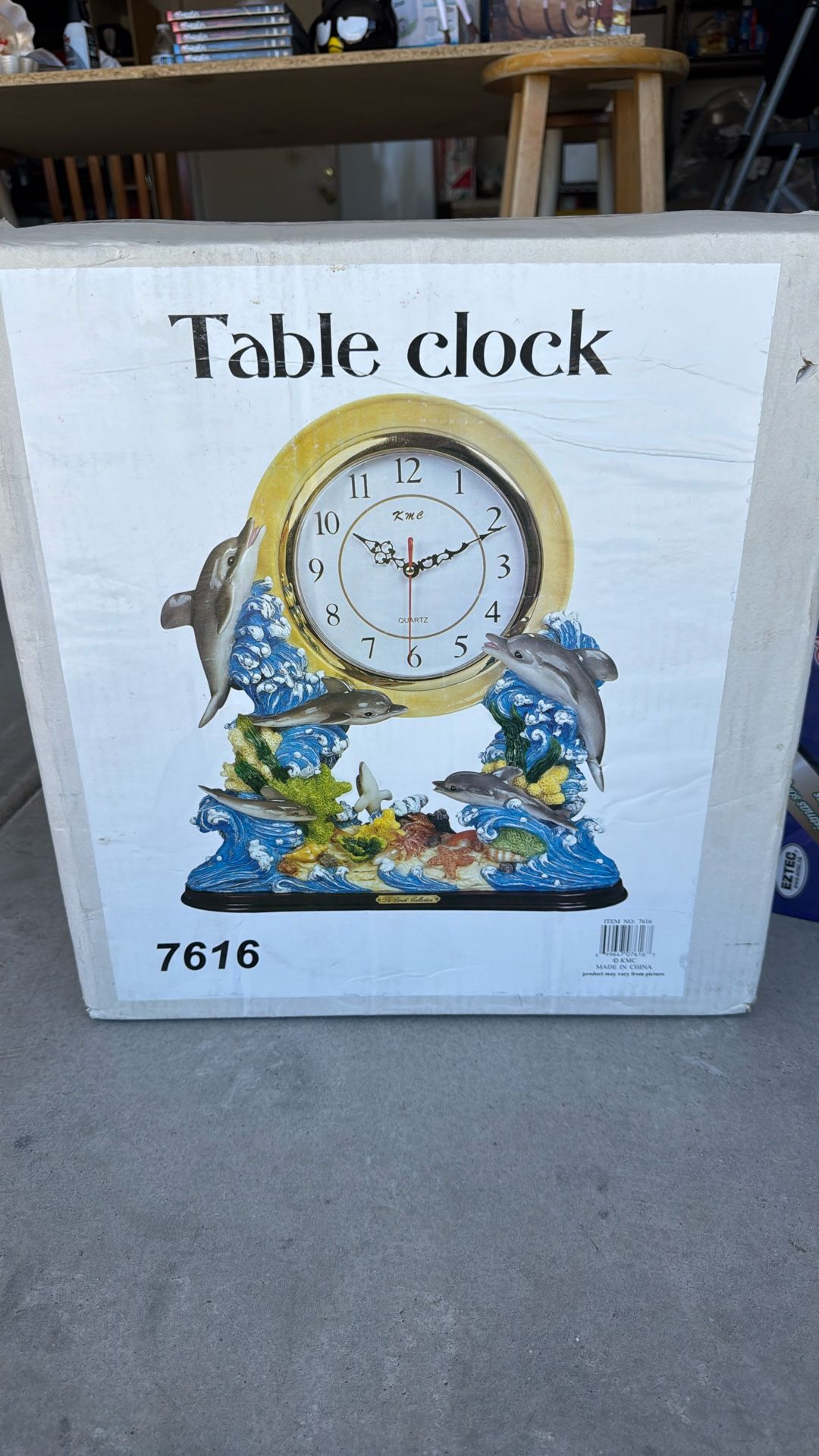 Dolphin Table Clock