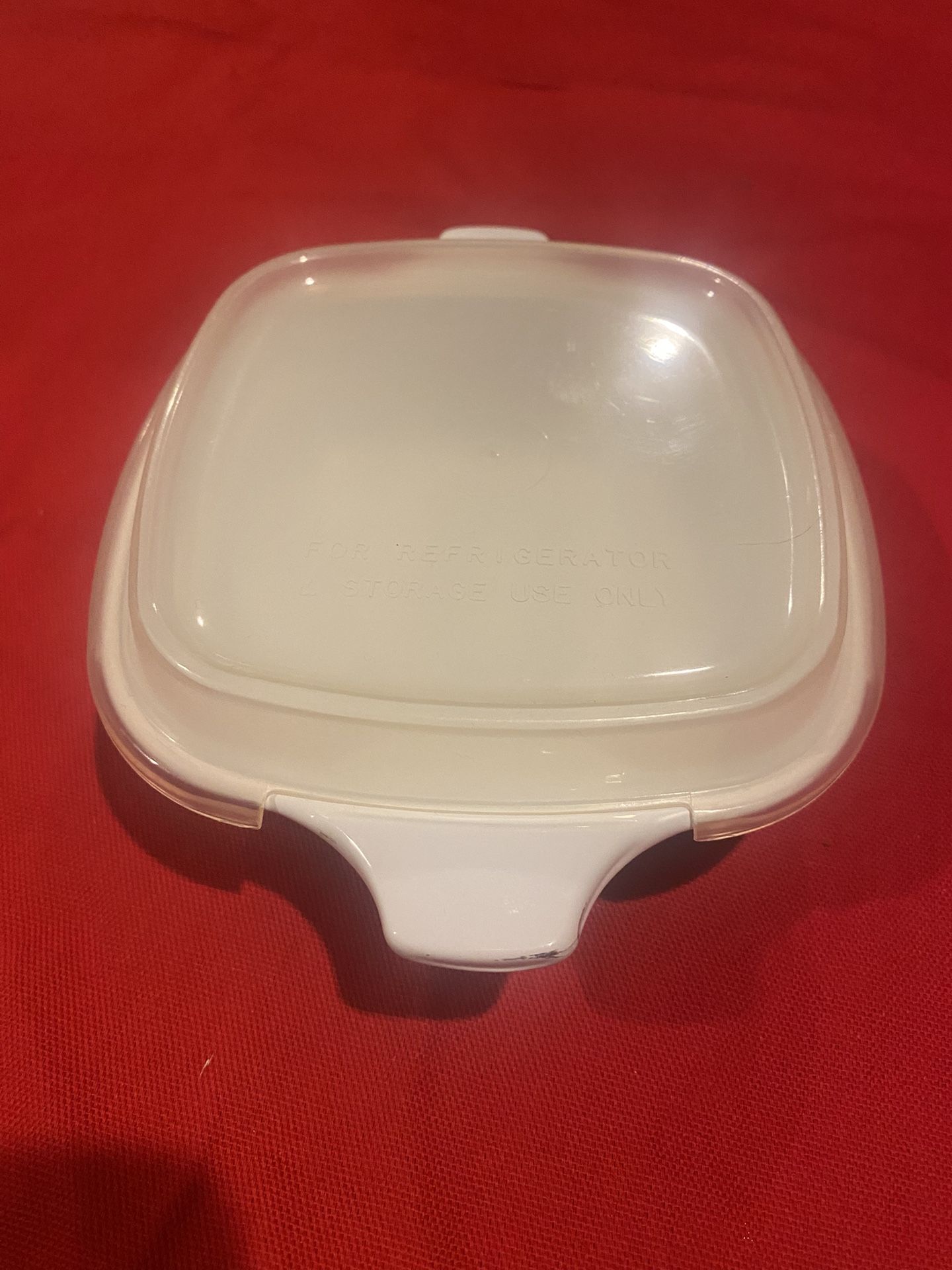 Vintage corning ware P – 43 – B petite pan with plastic lid one and three-quarter cup capacity