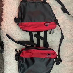 Jand Red and Black Dog Backpack