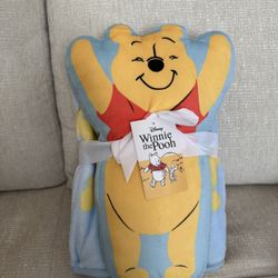 Winnie The Pooh Blanket and Pillow 