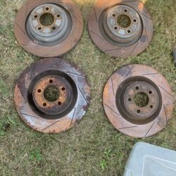 Dodge Challenger/ Charger Front and Back Rotors For4 Piston Brembo Brakes