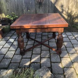 Antique solid oak table
