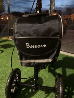 BlessReach Patinete de rodilla plegable todo terreno - Andador de rodilla económico para lesiones en los pies, alternativa compacta a las muletas - Ne