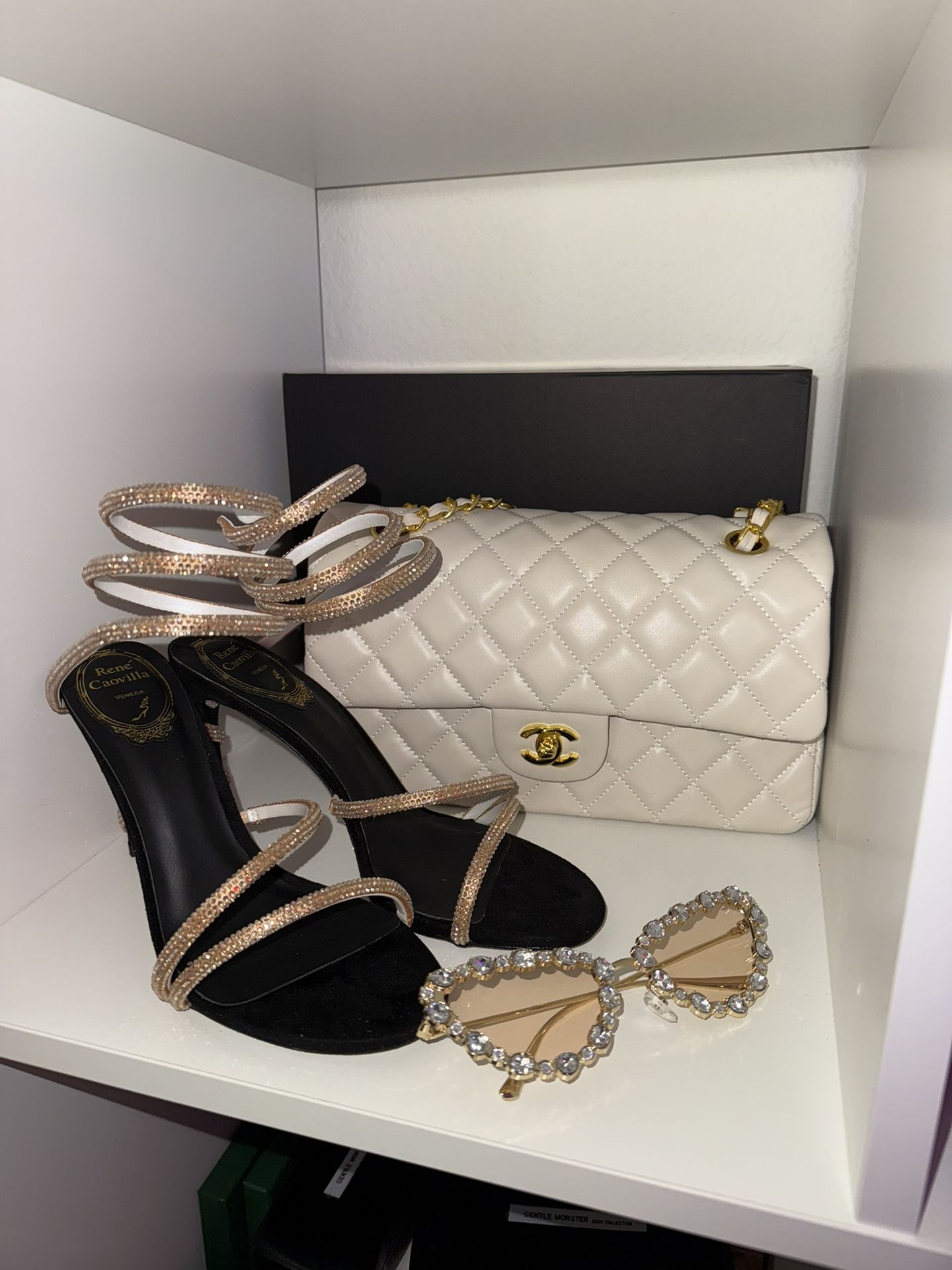 Heels Handbag Glasses