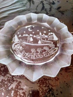 Mikasa Crystal Platter