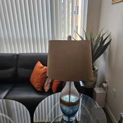 Blue Glass Colored Lamps 