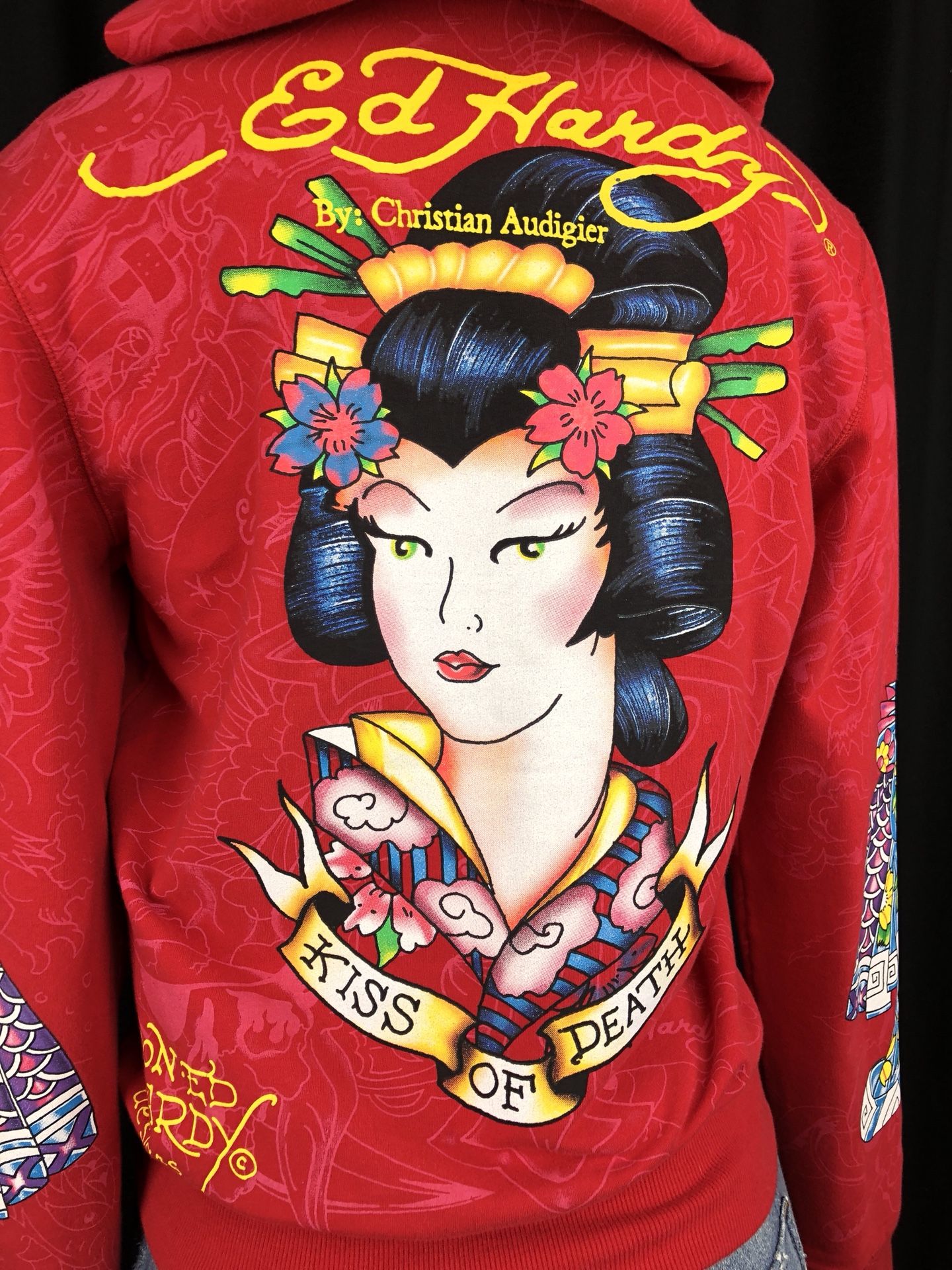 Ed Hardy By Christian Audigier Geisha Kiss Of Death Women's