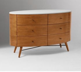 52 inch 6 Drawer Dresser