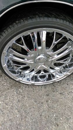 22 inch rims and tires all 4