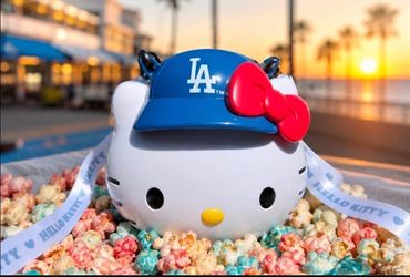 Dodgers x Hello Kitty Popcorn Bucket