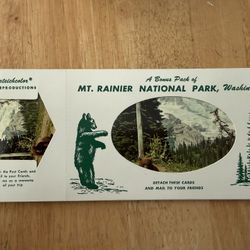 My. Rainer National Park Miniature Post Cards