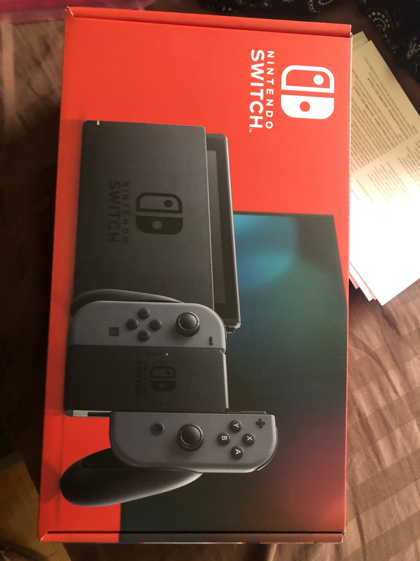 *Brand New* Nintendo Switch with Grey Joy Cons