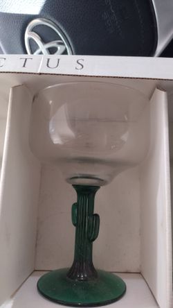 Cactus Furio Set of 4 Margarita Glasses