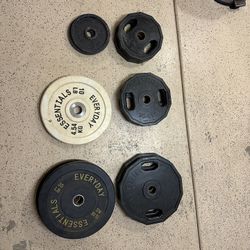 Iron Grip Olympic Weights & Ethos Weight Wall Rack