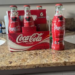 Coca-Cola Celebrate 75 InspEARations Coke Bottle Disney  MICKEY Mouse  6-Pack